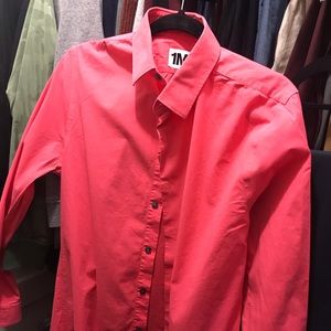 Express 1MX Size M Flamingo Pink Shirt